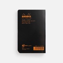 RHODIA Classic Dot Stapled Notebook 80gsm A7 x 24 Black