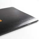 RHODIA Classic Grid Stapled Notebook 80gsm A5 x 48 Black