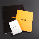 RHODIA Classic Grid Stapled Notebook 80gsm A5 x 48 White