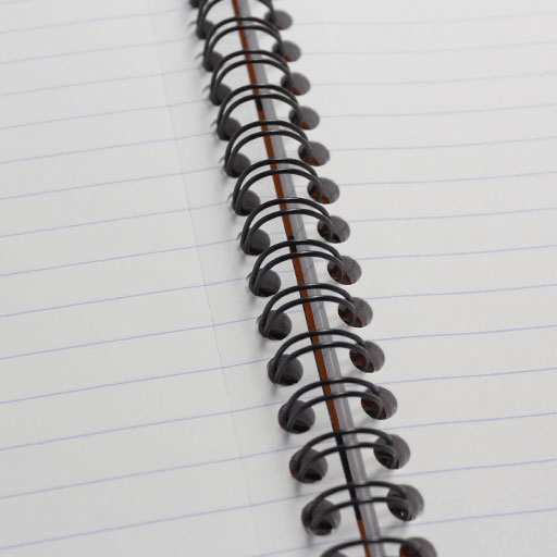 RHODIA Classic Lined Spiral Notebook 80gsm A5+ x 90 Orange