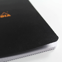 RHODIA Classic Stapled Lined Notebook 80gsm A4 x 24 Black