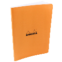 RHODIA Classic Stapled Lined Notebook 80gsm A4 x 24 Orange