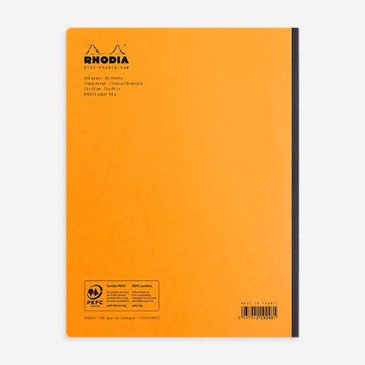 RHODIA Composition Lined Notebook 80gsm B5 x 80 Orange