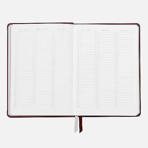 RHODIA Creation Watercolor Paper Goal Book 200gsm A5 x 50 Burgundy