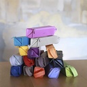 RHODIA Hard Leather Pen Case Silver