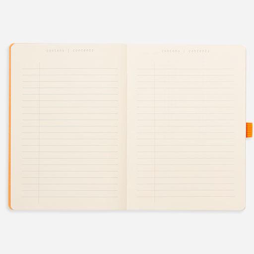 RHODIA Ivory Paper Dot Softcover Goal Book 90gsm A5 x 120 Celadon