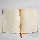 RHODIA Ivory Paper Dot Softcover Goal Book 90gsm A5 x 120 Poppy
