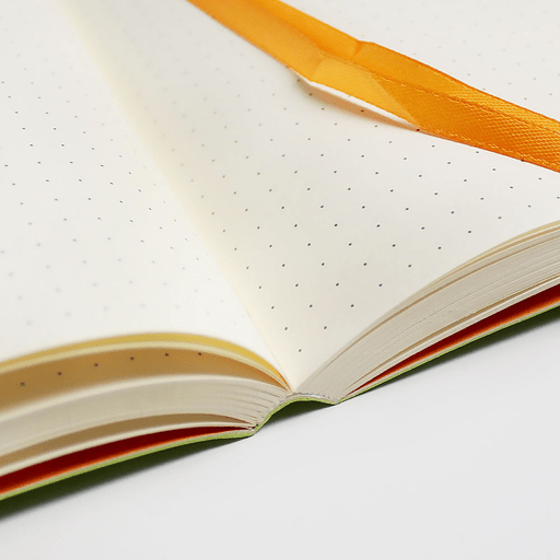RHODIA Ivory Paper Dot Softcover Goal Book 90gsm A5 x 120 Sapphire Blue