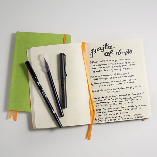 RHODIA Ivory Paper Dot Softcover Goal Book 90gsm A5 x 120 Sapphire Blue