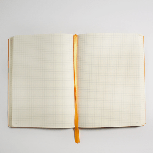 RHODIA Ivory Paper Grid Softcover Goal Book 90gsm A5 x 120 Purple