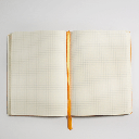 RHODIA Ivory Paper Grid Softcover Goal Book 90gsm A5 x 120 Tangerine