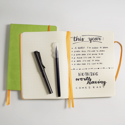 RHODIA Ivory Paper Grid Softcover Goal Book 90gsm A5 x 120 Taupe