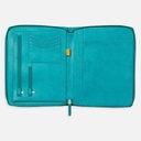 RHODIA Leather Document Holder A5 Peacock