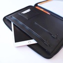 RHODIA Leather Document Holder A5 Peacock