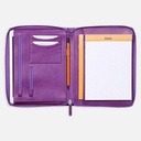 RHODIA Leather Document Holder A5 Violet