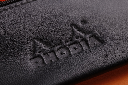 RHODIA Leather Flat Pen Case Black