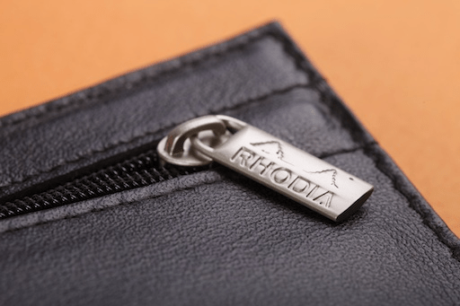RHODIA Leather Flat Pen Case Black