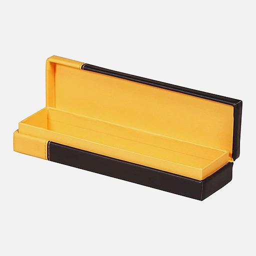 RHODIA Leather Pen Box Black