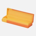 RHODIA Leather Pen Box Tangerine