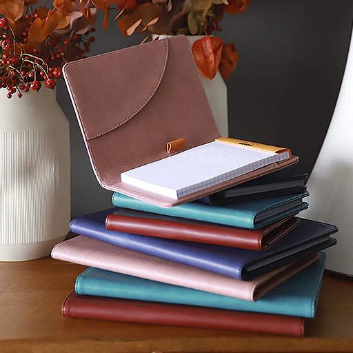 RHODIA Leather Portfolio A5 Burgundy