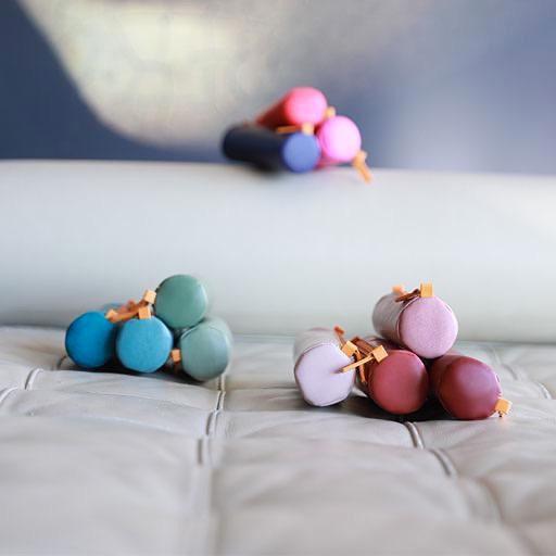 RHODIA Leather Round Pen Case Copper