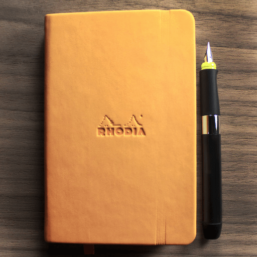 RHODIA Lined Webnotebook 90gsm A5 x 96 Orange