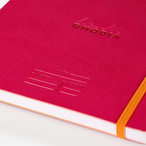 RHODIA Meeting Lined Notebook 90gsm A5+ x 80 Raspberry