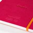RHODIA Meeting Lined Notebook 90gsm A5+ x 80 Raspberry