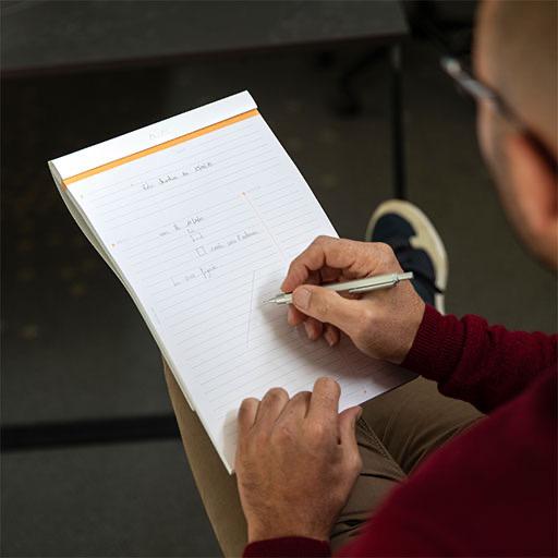 RHODIA Meeting Lined Notepad 80gsm A4+ x 80 Orange