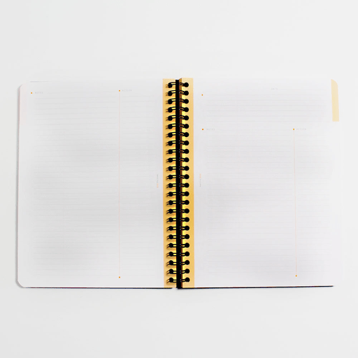 RHODIA Meeting Lined Spiral Notebook 90gsm A5+ x 80 Black