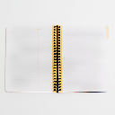 RHODIA Meeting Lined Spiral Notebook 90gsm A5+ x 80 Black