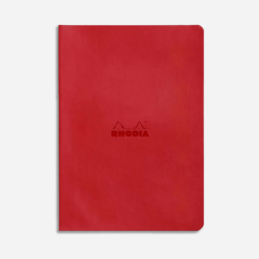 RHODIA Sewn Spine Lined Notebook 90gsm A5 x 32 Poppy