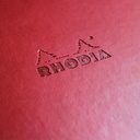 RHODIA Sewn Spine Lined Notebook 90gsm A5 x 32 Poppy