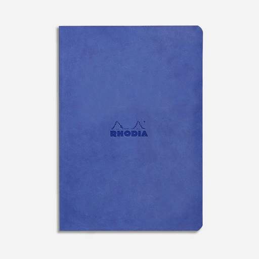 RHODIA Sewn Spine Lined Notebook 90gsm A5 x 32 Sapphire Blue