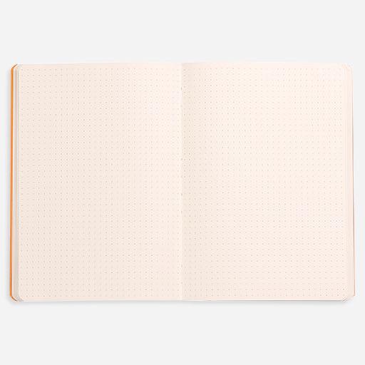 RHODIA Softcover Dot Notebook 90gsm A5 x 80 Nacarat