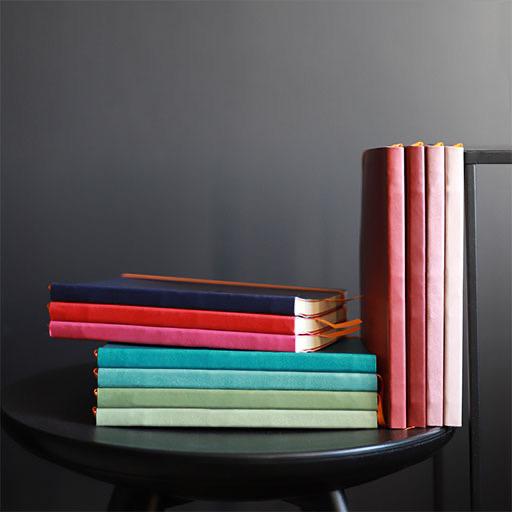 RHODIA Softcover Dot Notebook 90gsm A5 x 80 Nacarat