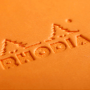 RHODIA Softcover Lined Notebook 90gsm A5 x 80 Orange