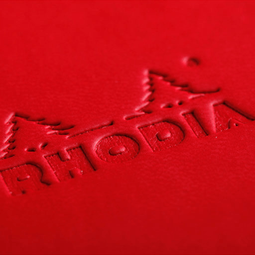 RHODIA Softcover Lined Notebook 90gsm A5 x 80 Poppy