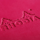 RHODIA Softcover Lined Notebook 90gsm A5 x 80 Raspberry