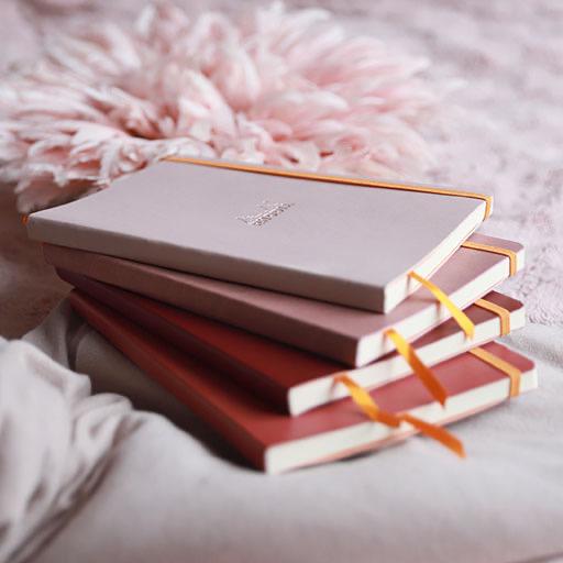 RHODIA Softcover Lined Notebook 90gsm A5 x 80 Rosewood