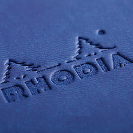 RHODIA Softcover Lined Notebook 90gsm A5 x 80 Sapphire Blue