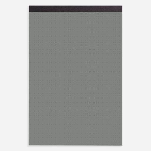 RHODIA Touch Grey Maya Paper Dot Notepad 120gsm A4+ x 50