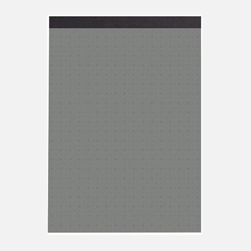 RHODIA Touch Grey Maya Paper Dot Notepad 120gsm A5+ x 50