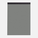 RHODIA Touch Grey Maya Paper Dot Notepad 120gsm A5+ x 50