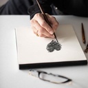 RHODIA Touch White Maya Paper Blank Notepad 120gsm A4+ x 50