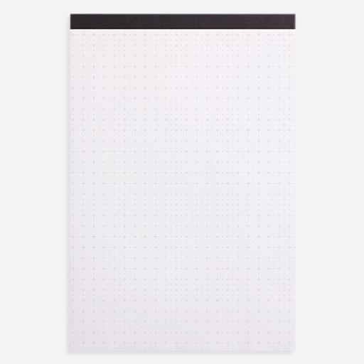 RHODIA Touch White Maya Paper Cross & Dot Notepad 120gsm A4+ x 50