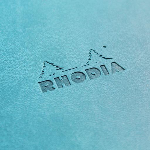 RHODIA White Paper Dot Softcover Goal Book 90gsm A5 x 120 Violet