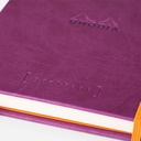 RHODIA White Paper Hardcover Dot Goal Book 90gsm A5 x 120 Purple