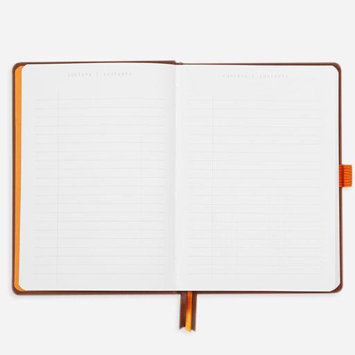 RHODIA White Paper Hardcover Dot Goal Book 90gsm A5 x 120 Purple
