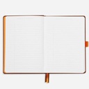 RHODIA White Paper Hardcover Dot Goal Book 90gsm A5 x 120 Taupe